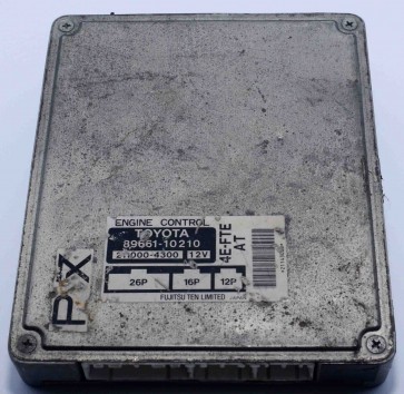 Toyota Starlet E-EP91 Engine Control Unit 89661-10210 4E-FTE A/T
