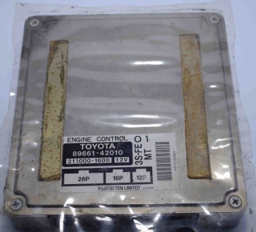 Toyota Engine Control Unit 89661-42010 - RAV4 SXA10 3S-FEO M/T ECU OEM JDM Used