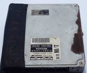 Toyota Estima Emina Lucida Engine Control Unit 89661-28570 - 3C-TE (1993-1999) M/T ECU OEM JDM Used