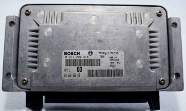 Peugeot Citroen Engine Control Unit 96 326 938 80 Bosch 0 261 206 214