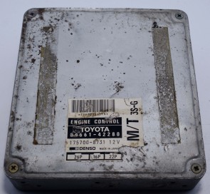 Toyota Engine Control 89661-42280 175700-8731 3S-G 12v M/T