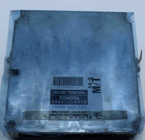 Toyota Engine Control Unit 89661-1A470  175700-6631 12v 4A-G M/T