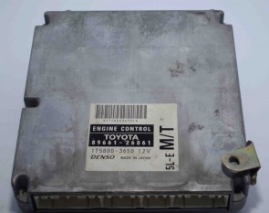 Toyota Engine Control Unit 89661-26861 - Denso 175800-3650 12v 5L-E M/T ECU OEM JDM Used